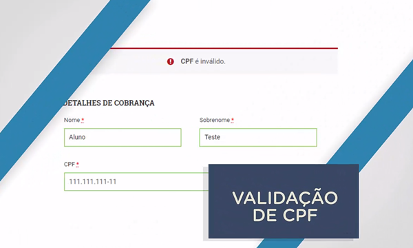 Validador de cpf